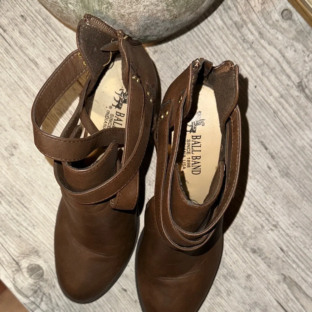 Brown Ankle Boots - Picture 6 of 7